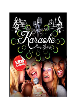 Lounge Lizzard Karaoke List June 2015