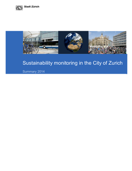 Sustainability Monitoring in the City of Zurich