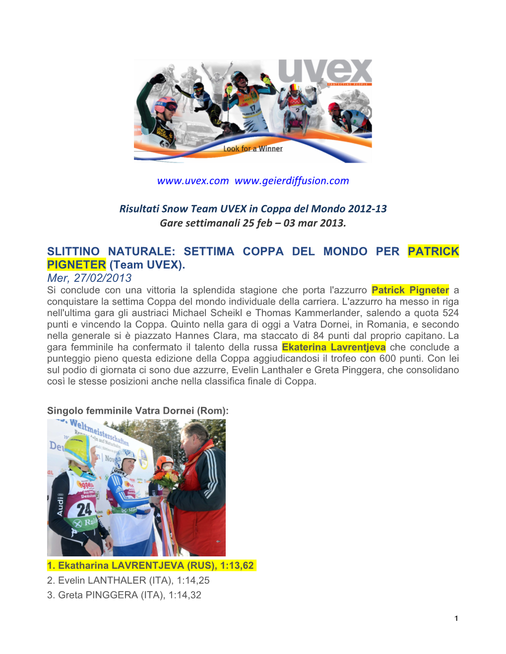 TEAM UVEX Cdm Slittino Naturale-01Mar13 .Pdf