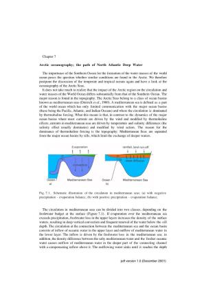 Chapter 7 Arctic Oceanography; the Path of North Atlantic Deep Water
