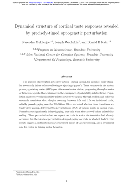 Biorxiv Preprint Doi: This Version Posted December 3, 2018