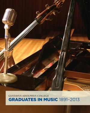 Graduates in Music 1891–2013