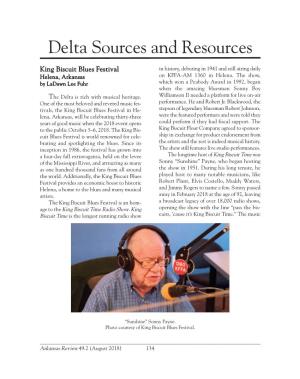 Delta Sources and Resources