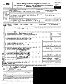 Return of Organization Exempt from Income Tax Mp11