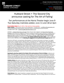Hubbard Street + the Second City's the Art of Falling Returns