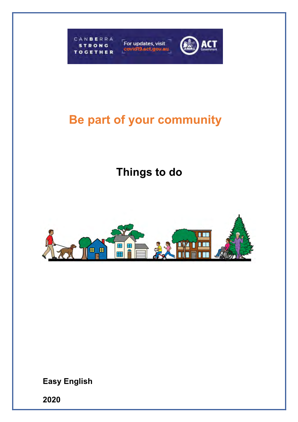 Be Part of Your Community