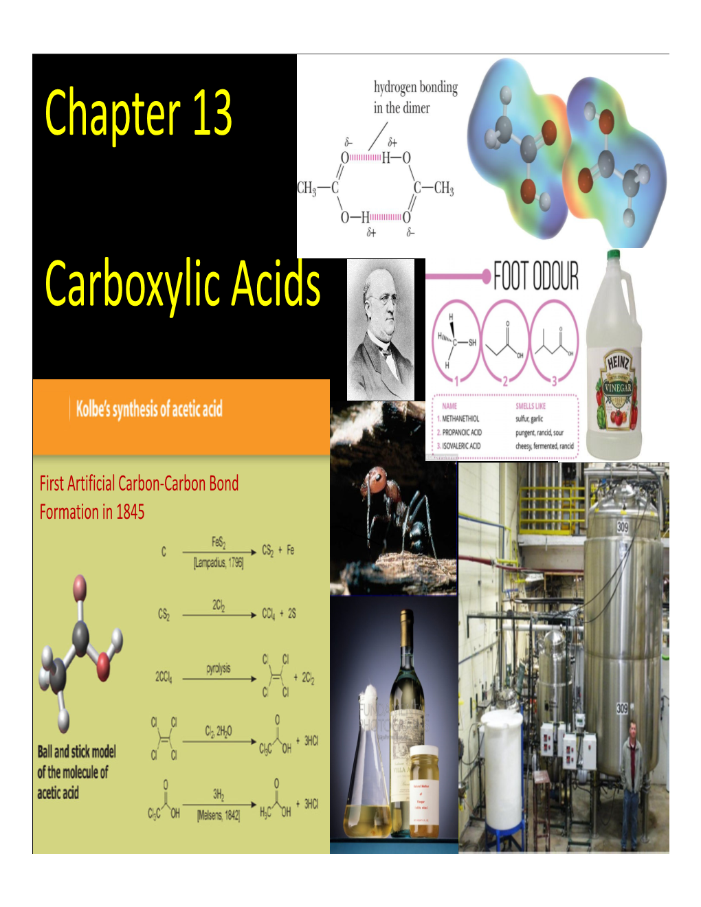 Chapter 13 Carboxylic Acids