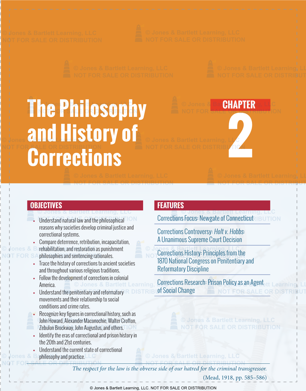 The Philosophy and History of Corrections