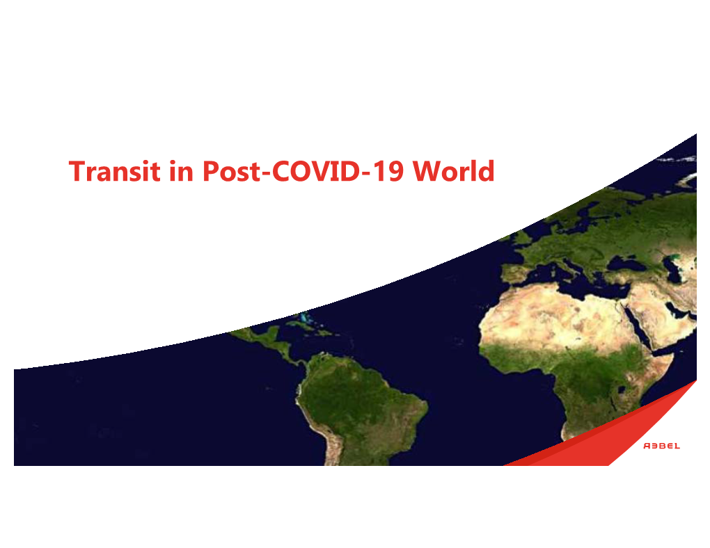 Transit in Post-COVID-19 World 2