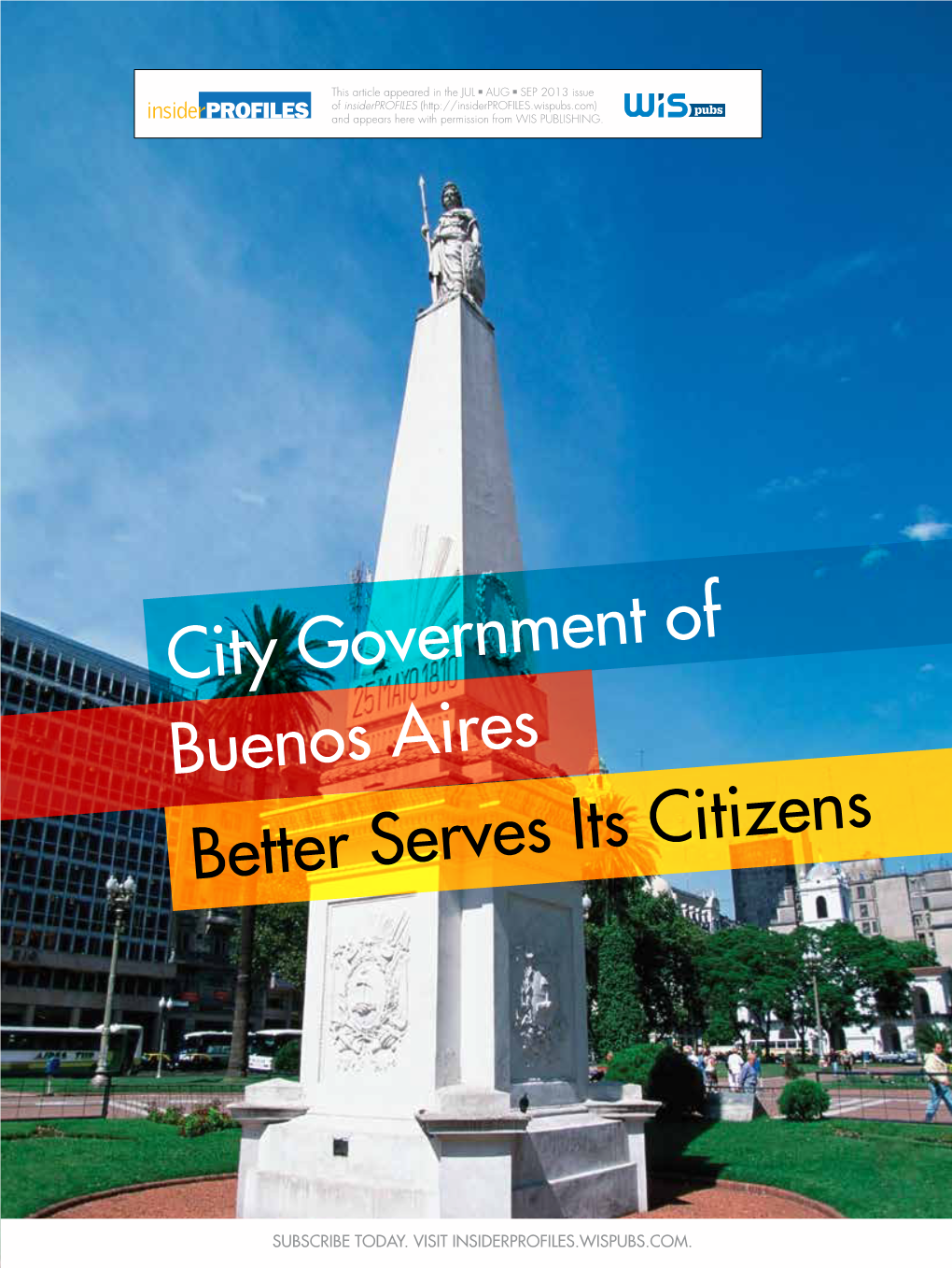 City Government of Buenos Aires Better Serves Its Citizens