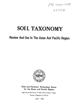 Soil Taxonomy