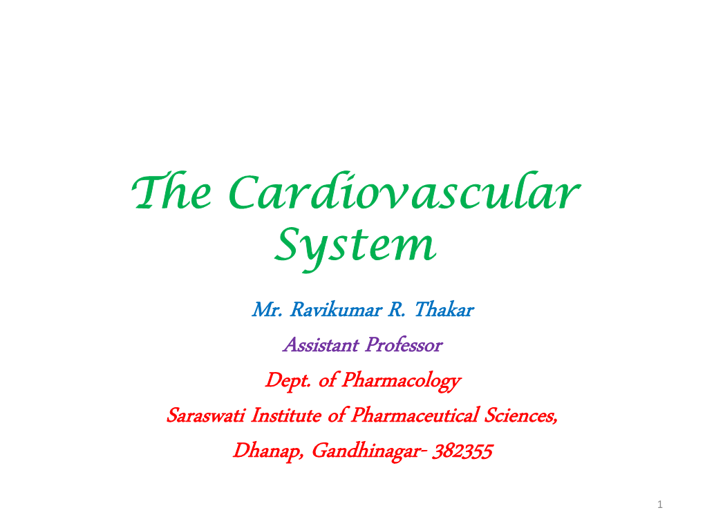 Cardiovascular System