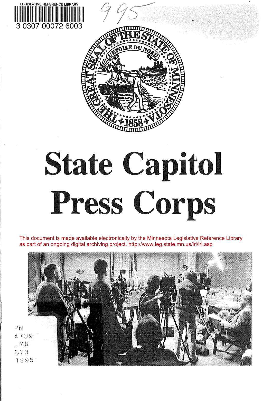 This Document Is Made Available Electronically by the Minnesota Legislative Reference Library As Part of an Ongoing Digital Archiving Project