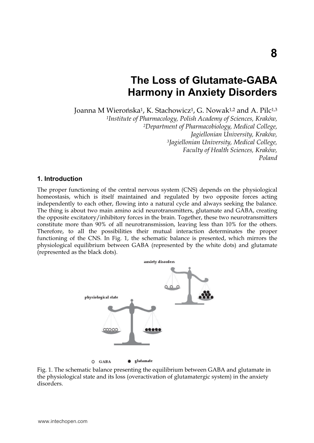 The Loss of Glutamate-GABA Harmony in Anxiety Disorders