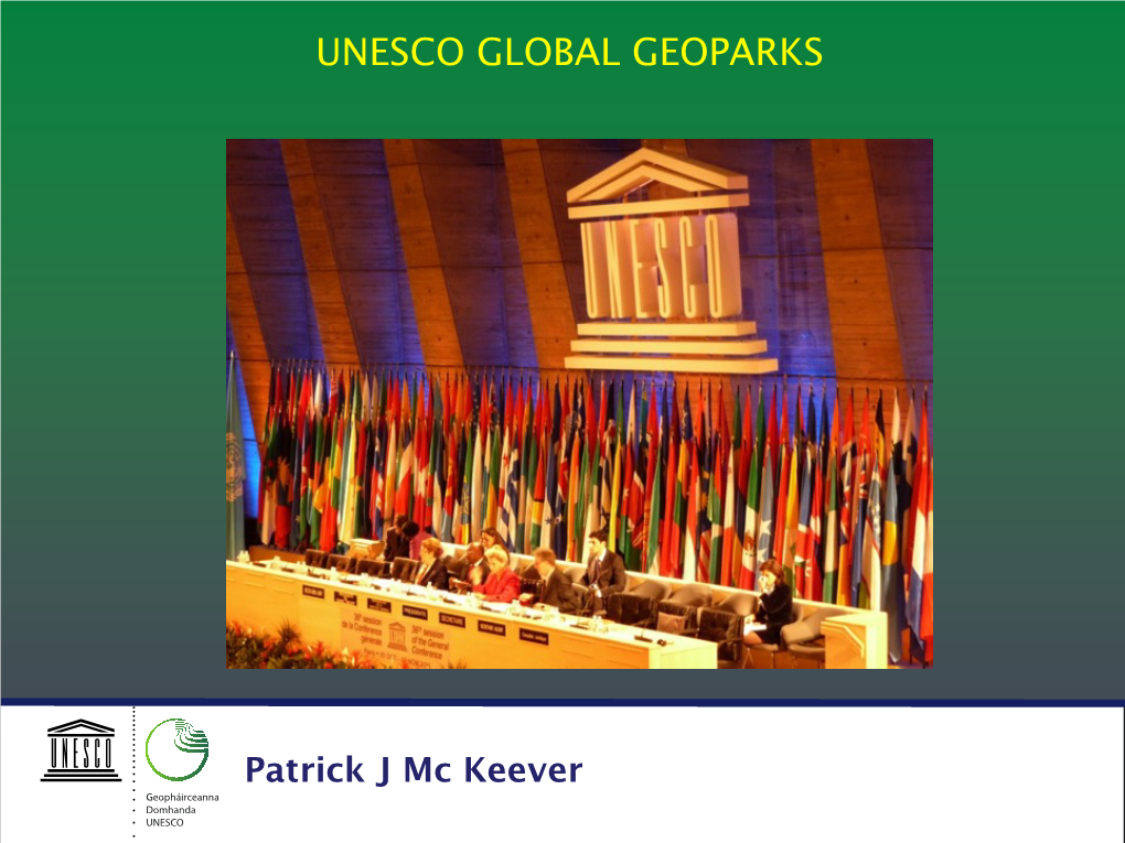 Unesco Global Geoparks