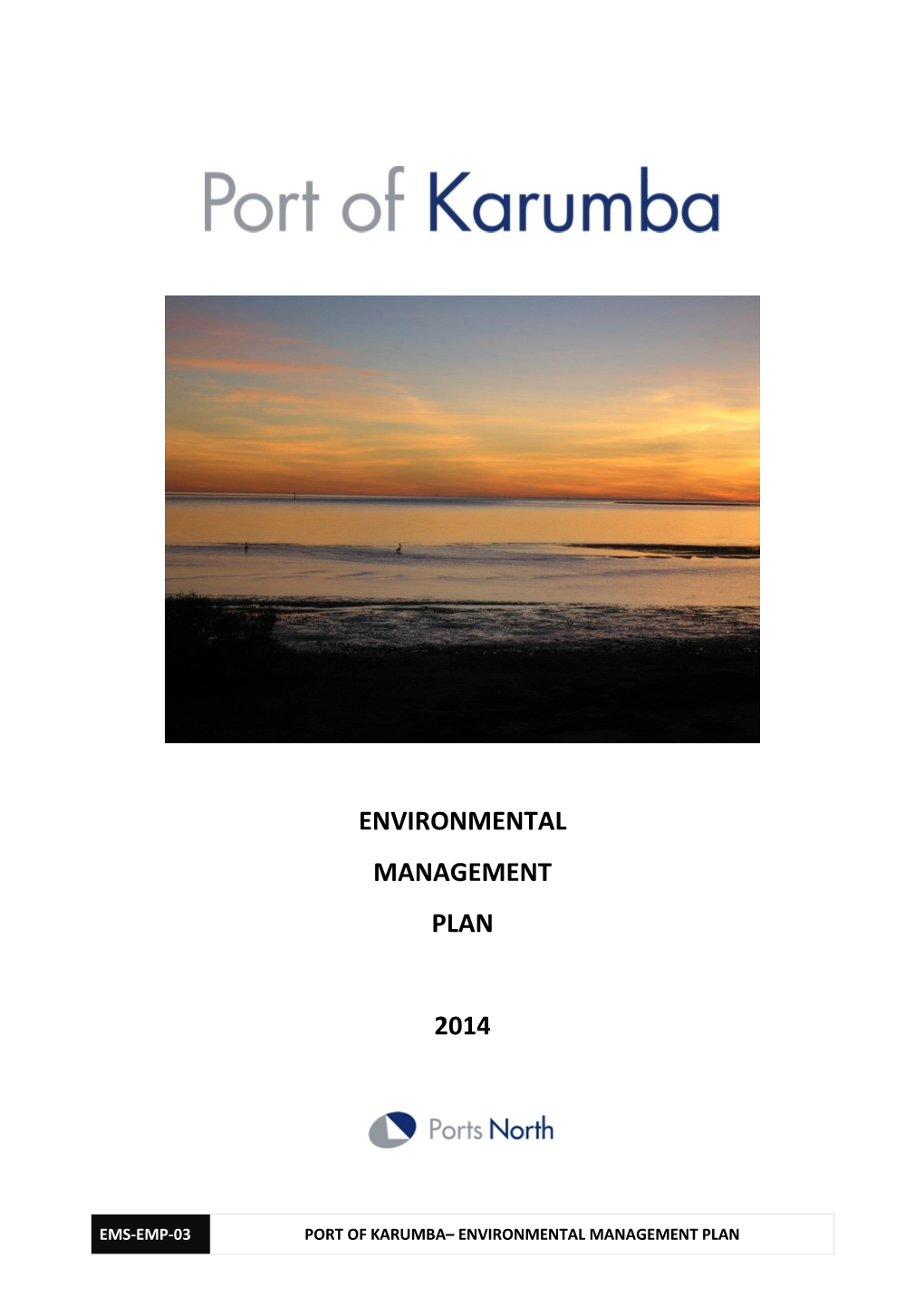Environmental Management Plan 2014