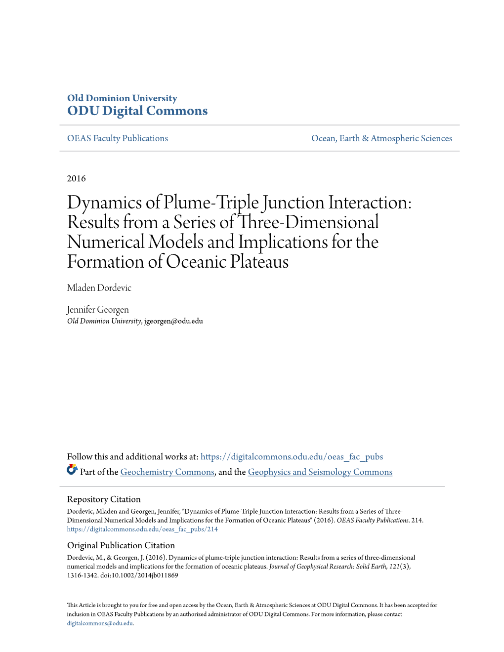 Dynamics of Plume-Triple Junction Interaction