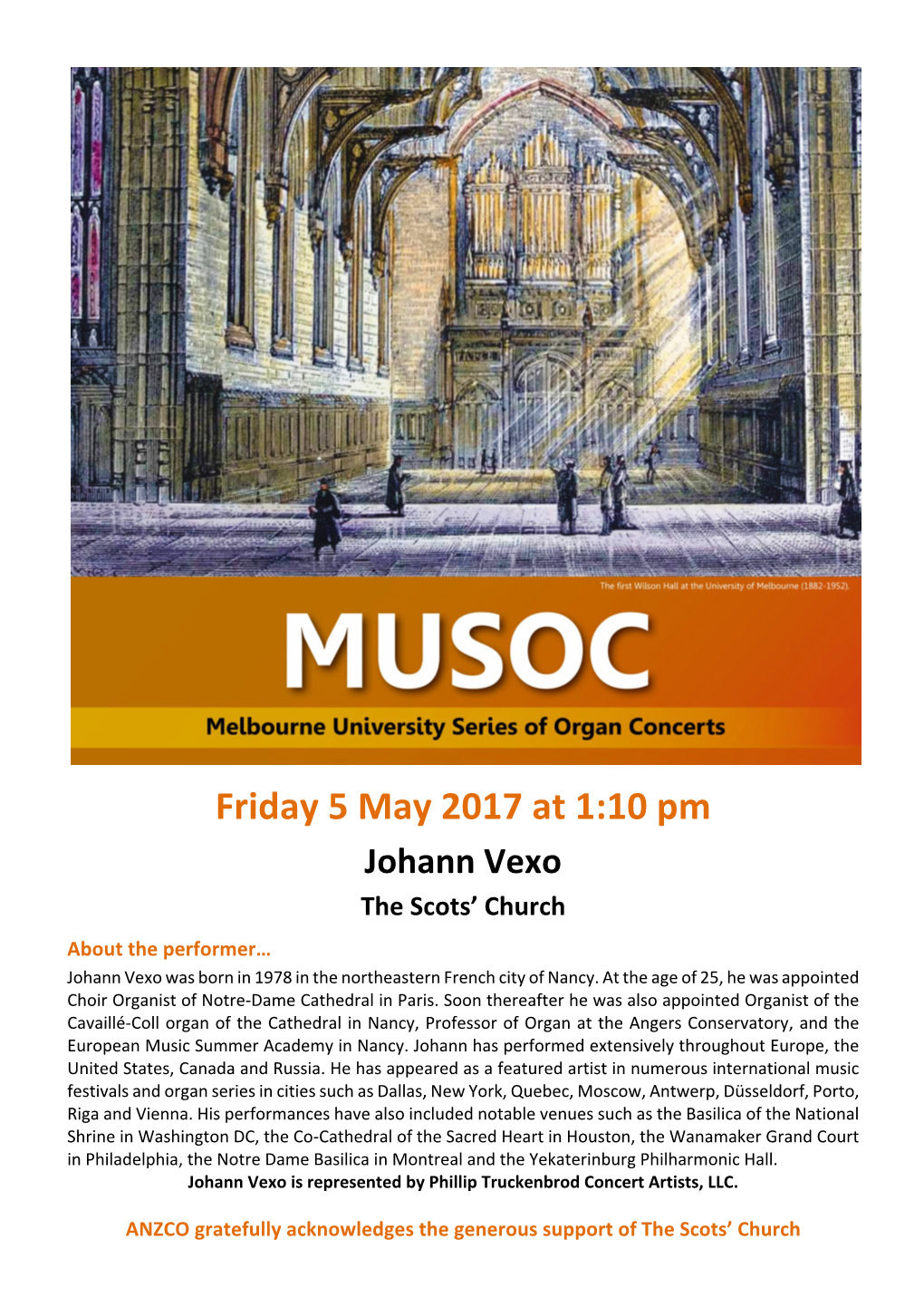MUSOC the Scots' Church