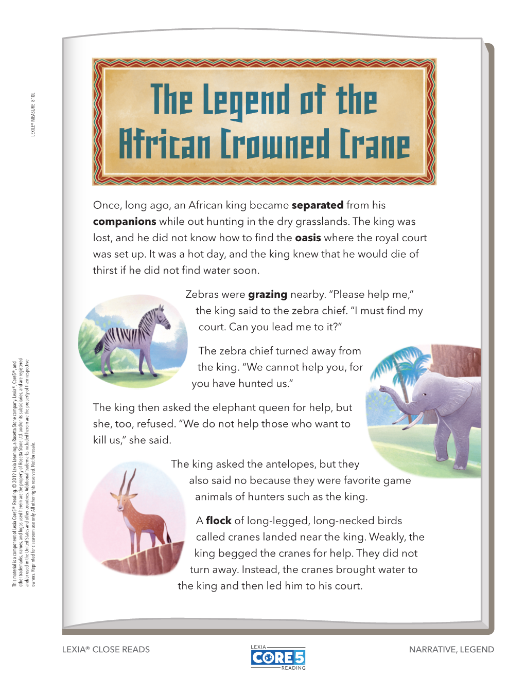 The Legend of the African Crowned Crane