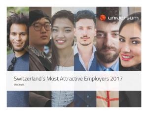 Switzerland's Most Attractive Employers 2017