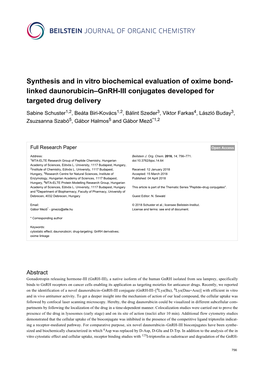 Synthesis and in Vitro Biochemical Evaluation of Oxime Bond-Linked