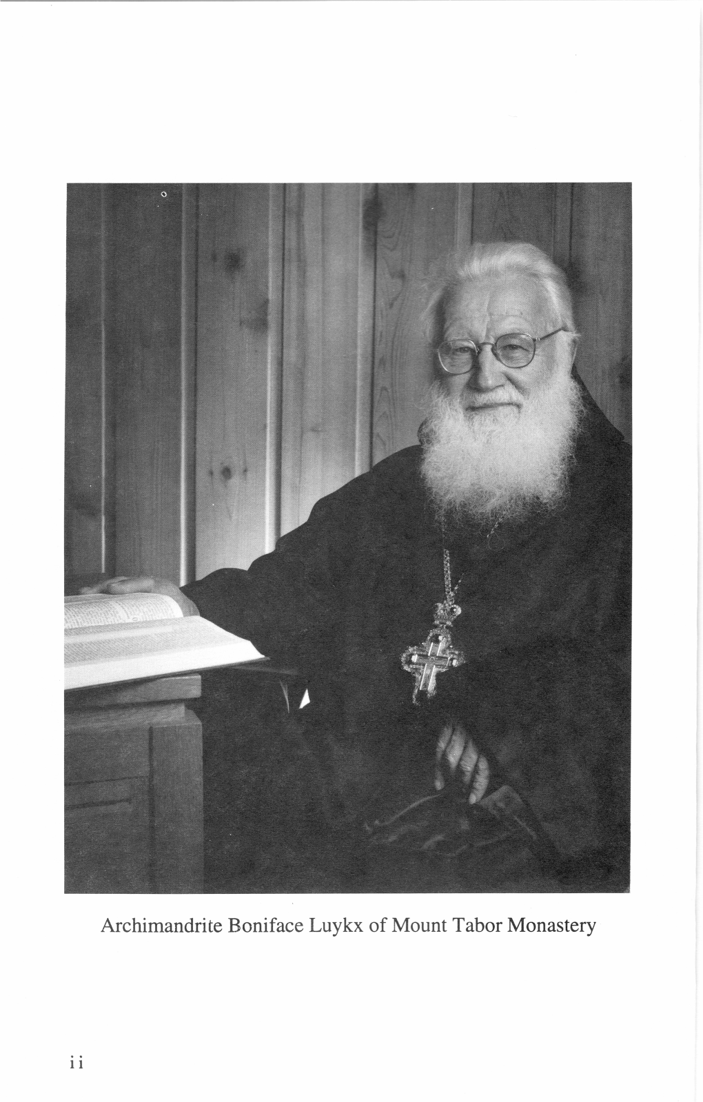 Archimandrite Boniface Luykx of Mount Tabor Monastery