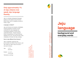 Jeju Language
