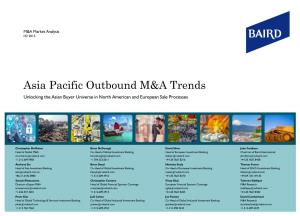 Asia Pacific Outbound M&A Trends