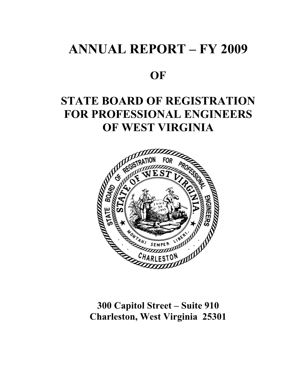 Annual Report – Fy 2009