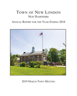2018 Annual Town Report