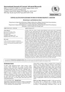 International Journal of Current Advan Urnal of Current Advanced Research