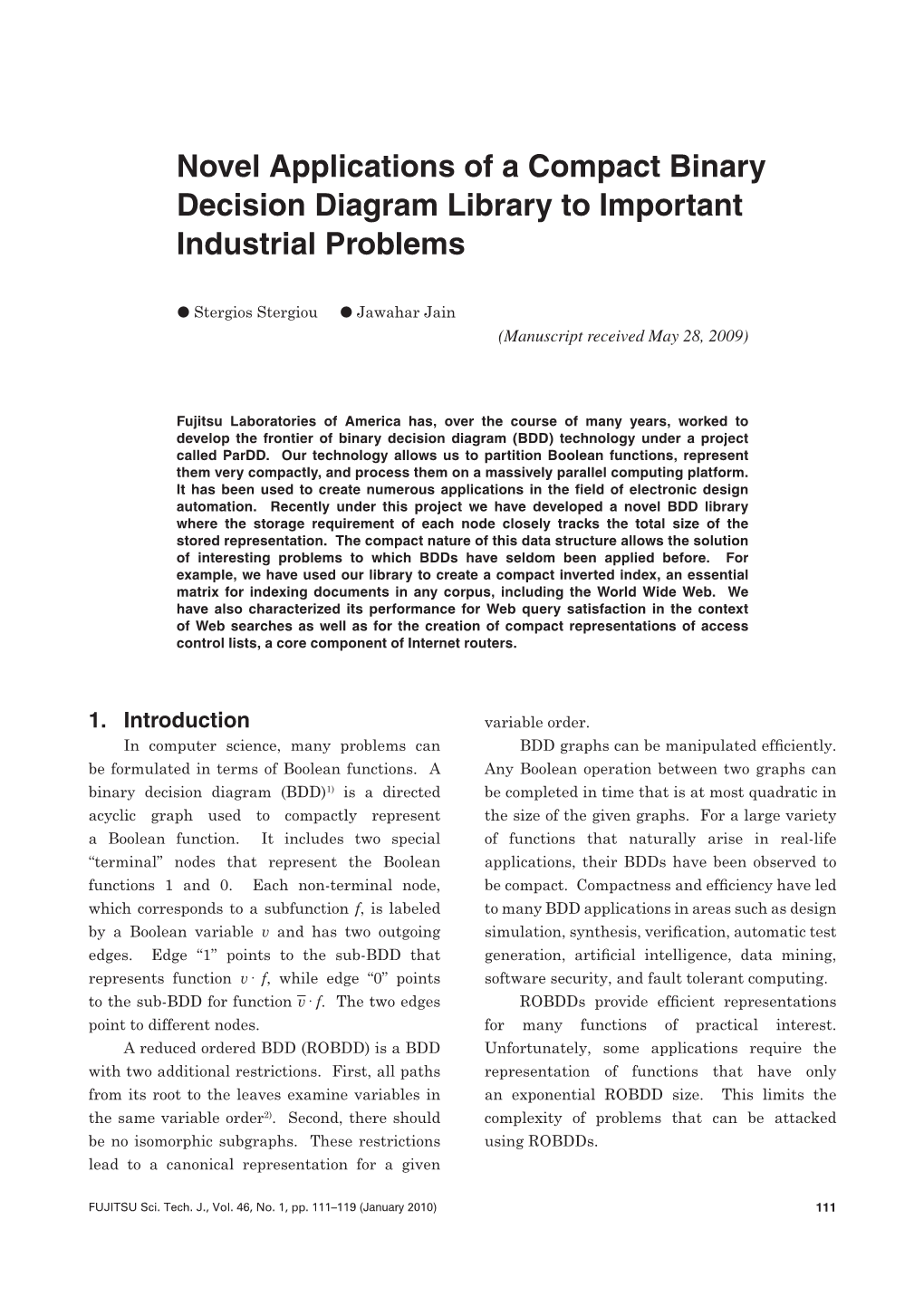 Novel Applications of a Compact Binary Decision Diagram Library to Important Industrial Problems