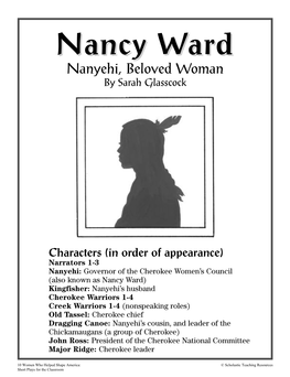 Reader's Theater: Nancy Ward