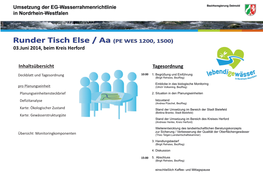 Runder Tisch Else / Aa (PE WES 1200, 1500) 03.Juni 2014, Beim Kreis Herford