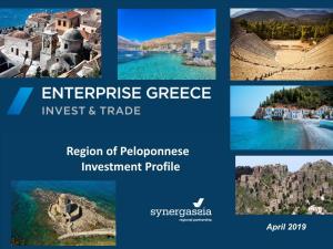Region of Peloponnese Investment Profile