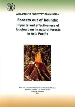 Impacts and Effectiveness of Logging Bans in Natural Forests in Asia-Pacific