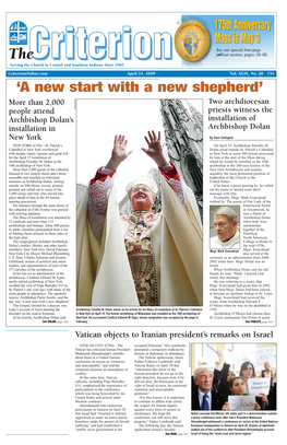 'A New Start with a New Shepherd'