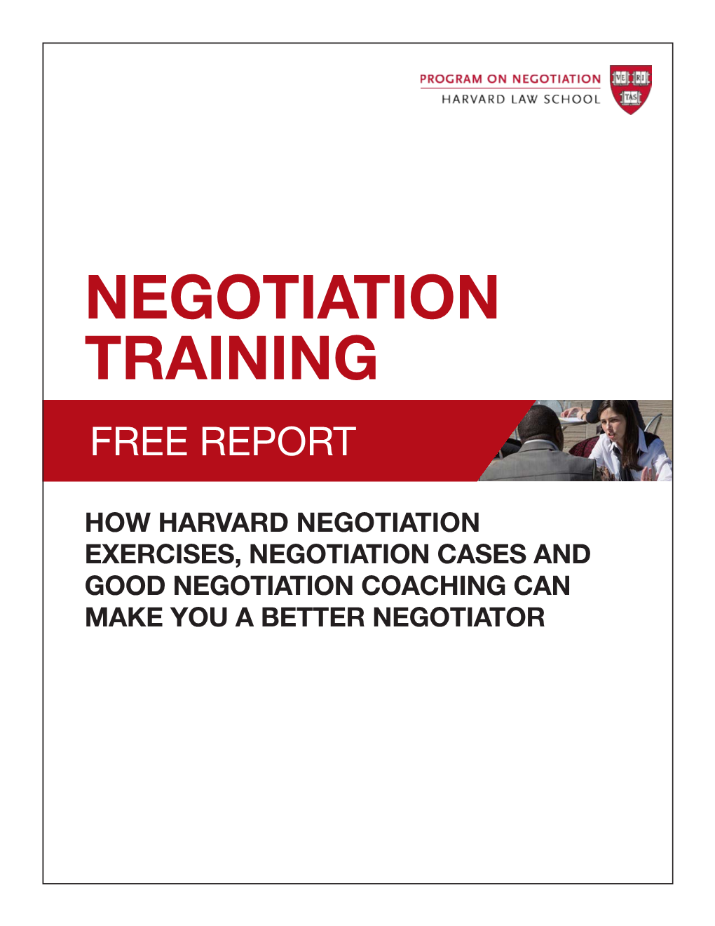 Negotiation Training Free Report