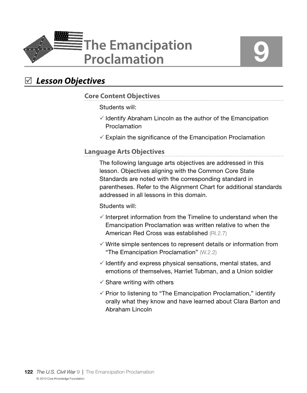 The Emancipation Proclamation 9