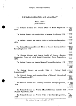 National Honours and Awards Act.Pdf