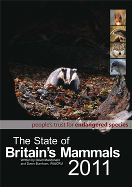 State of Britain's Mammals 2011
