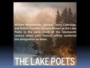 William Wordsworth, Samuel Taylor Coleridge, and Robert Southey