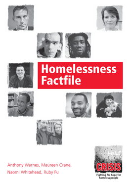 Homelessness Factfile