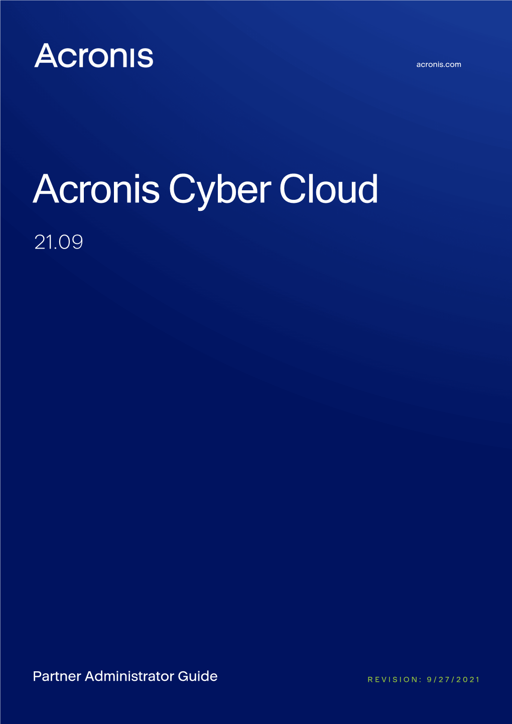 Acronis Cyber Cloud