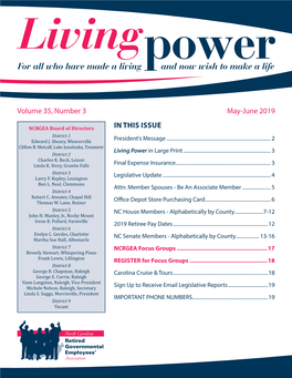May-June 2019 Living Power Newsletter