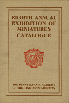 Eighth Annual Exhibition of Miniatures Catalogue