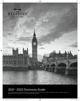 RCI Registry Collection Disclosure Guide