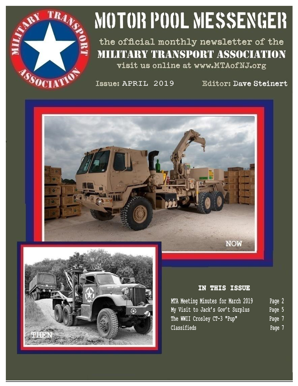 April 2019 Motor Pool Messenger