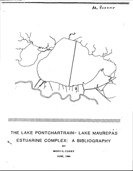 Lake Maurepas Estuarine Complet: a Bibliography