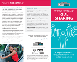 Ride Sharing?